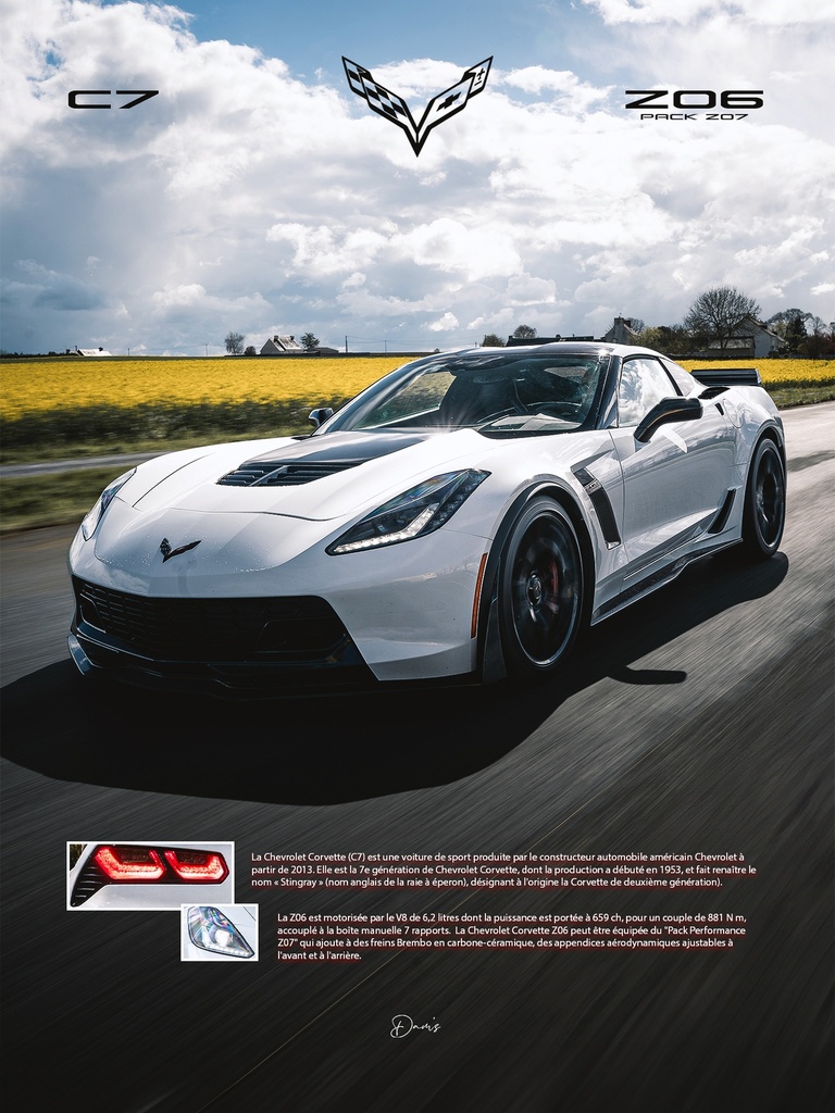 Poster - Corvette C7 Z06
