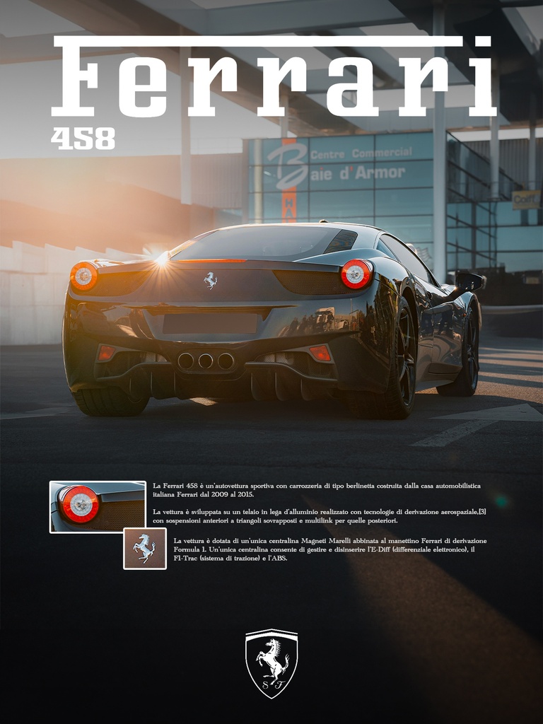 Poster - Ferrari 458 Italia