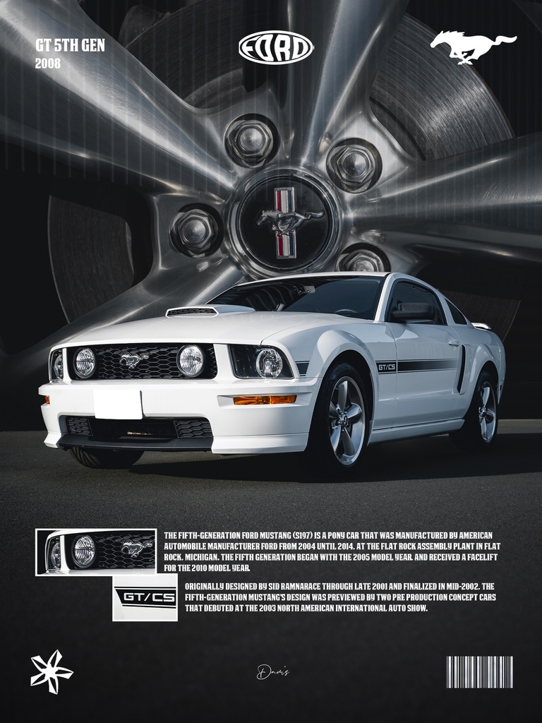 Poster - Ford Mustang GT CS