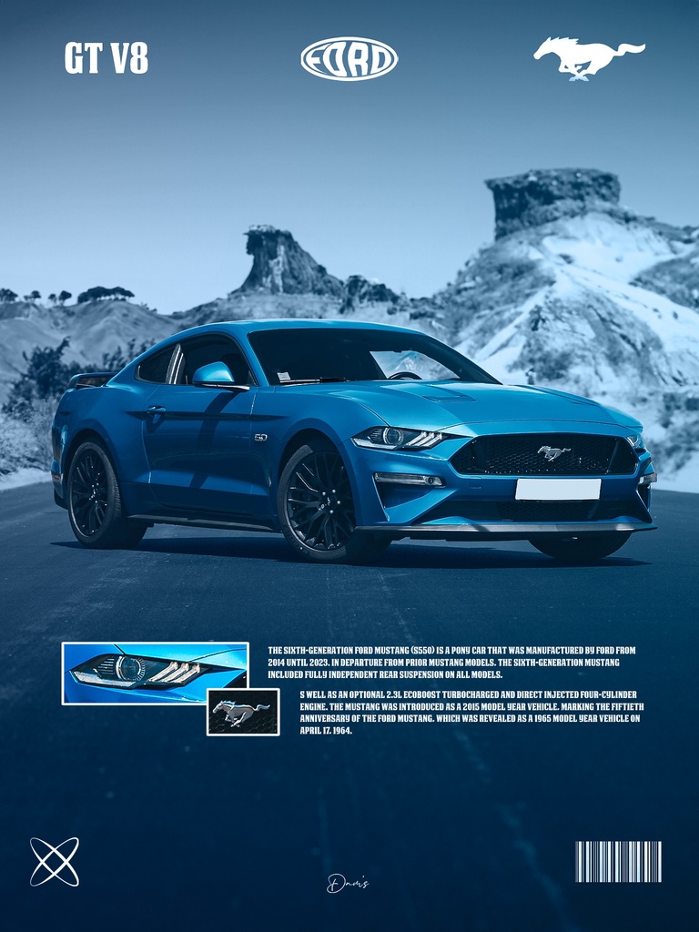 Poster - Ford Mustang GT