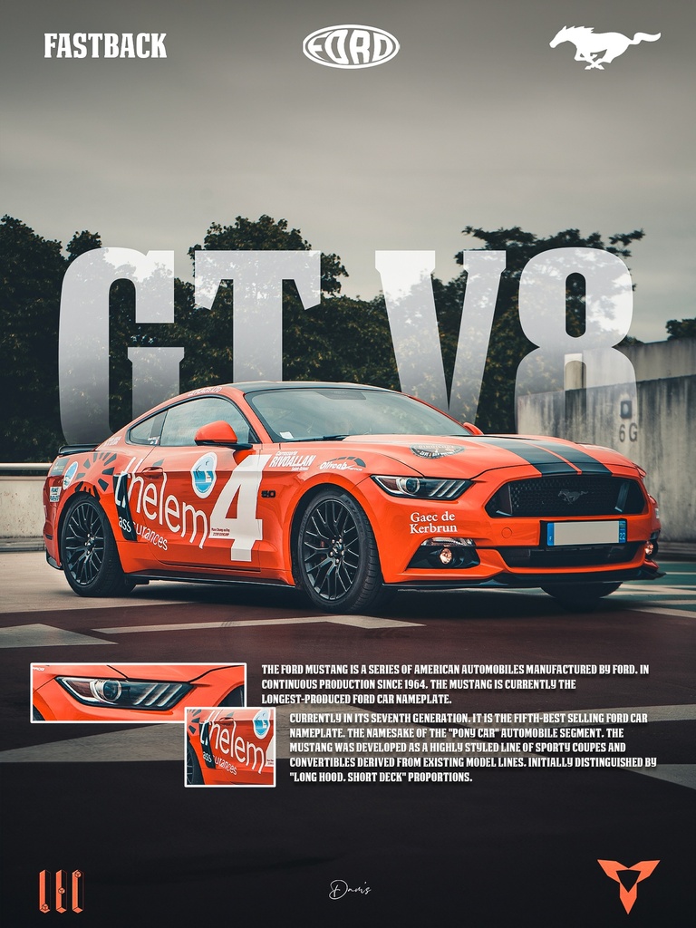 Poster - Ford Mustang GT