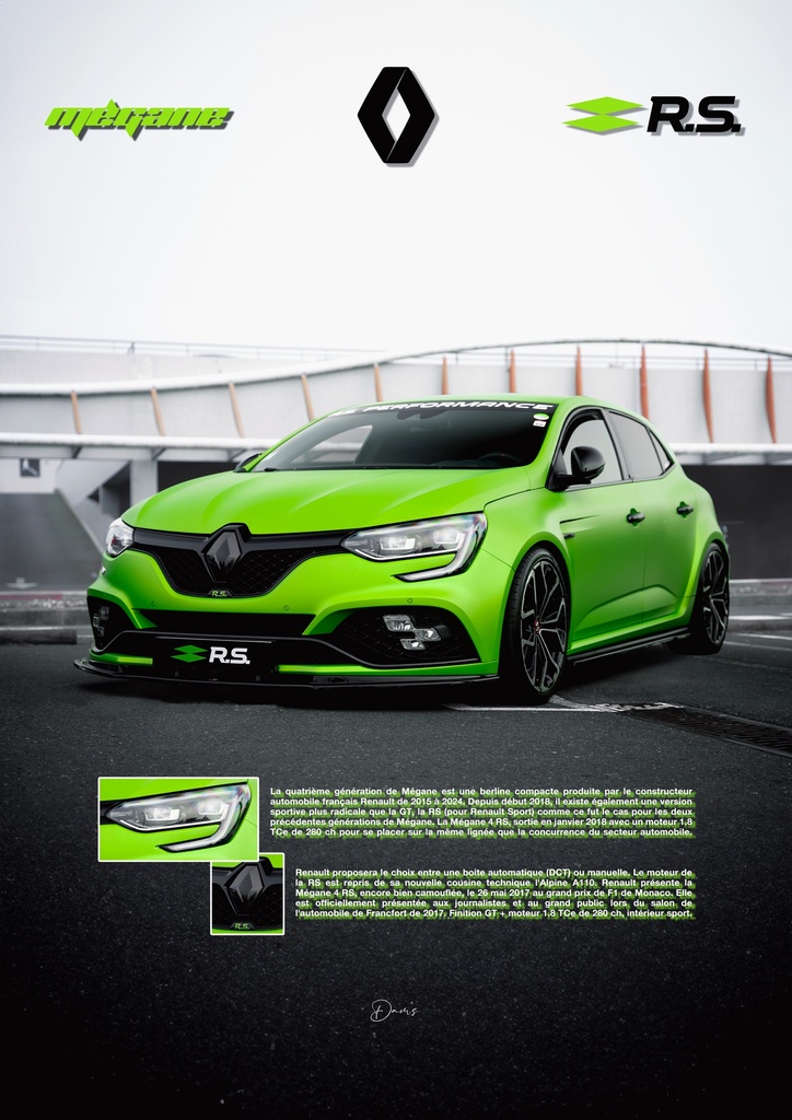 Poster - Renault Mégane RS