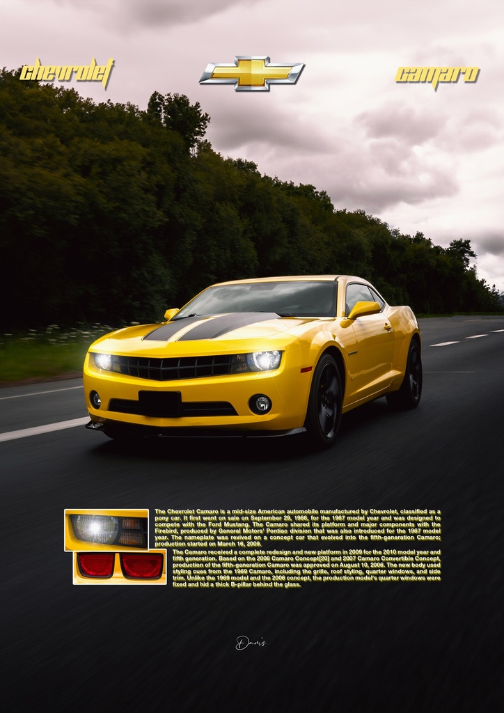 Poster - CHEVROLET Camaro