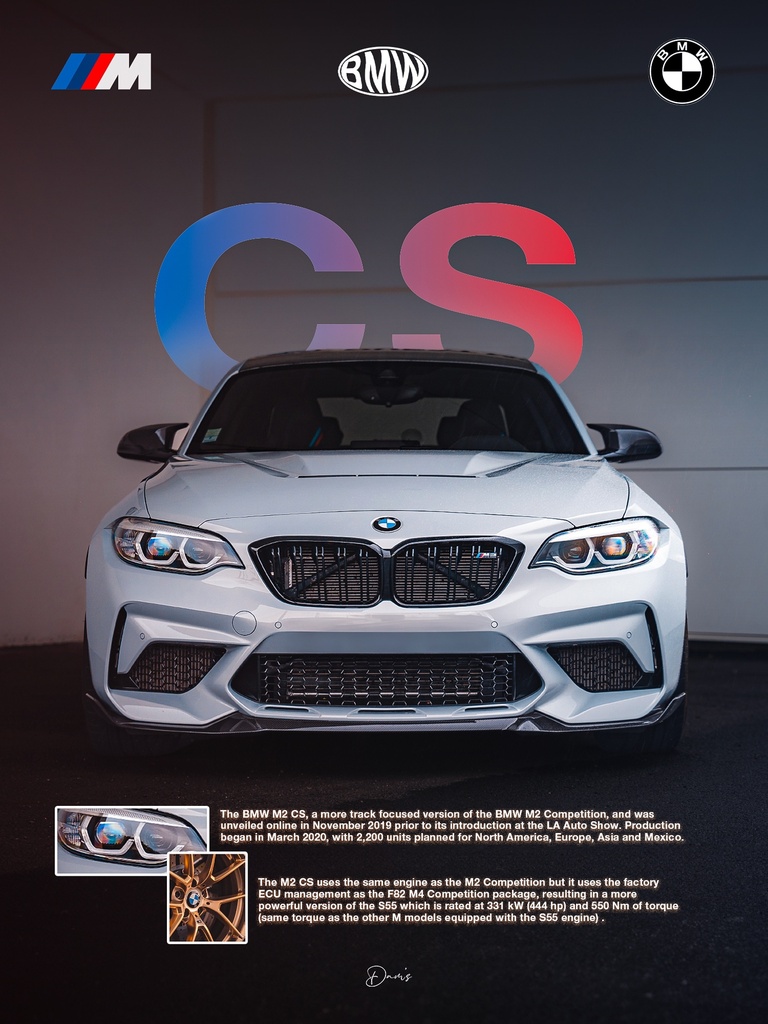 Poster - BMW M2 CS