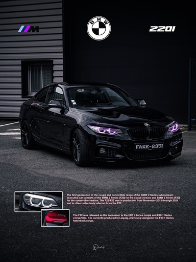 Poster - BMW 220i