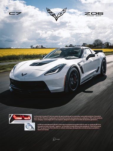 Poster - Corvette C7 Z06