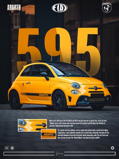 Poster - Abarth 595
