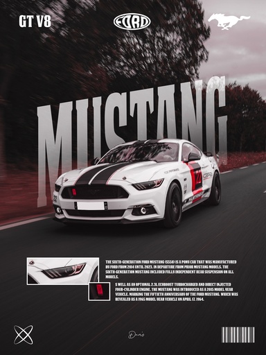 Poster - Ford Mustang GT