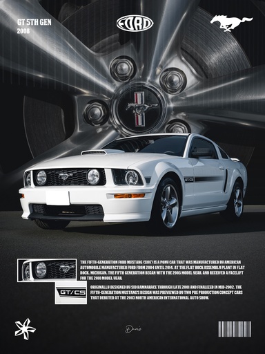 Poster - Ford Mustang GT CS