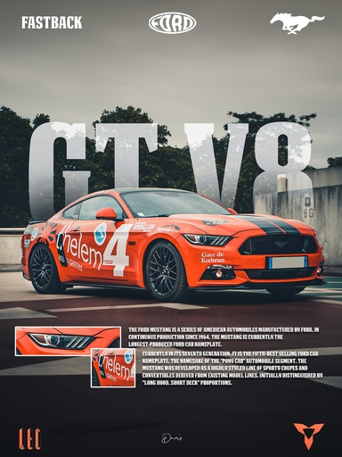 Poster - Ford Mustang GT