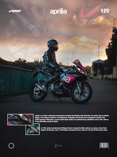 Poster - Aprilia RS125