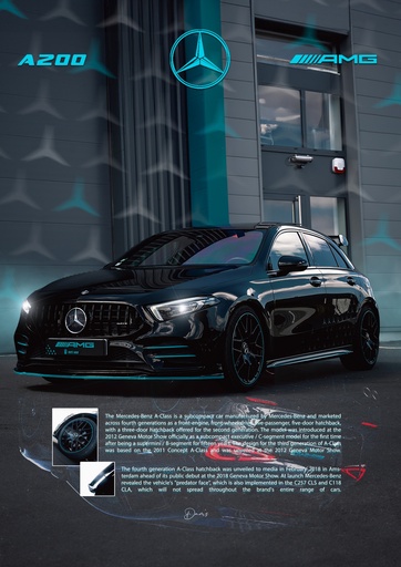 Poster - Mercedes A200