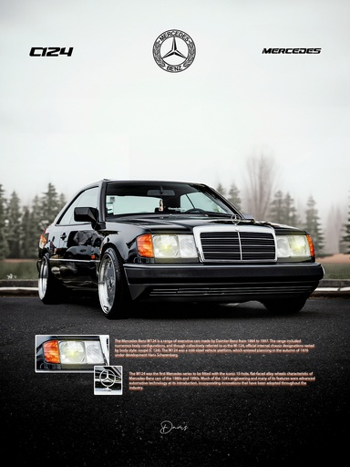 Poster - Mercedes C124
