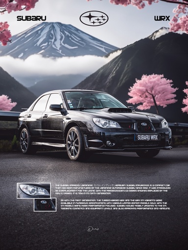 Poster - Subaru WRX