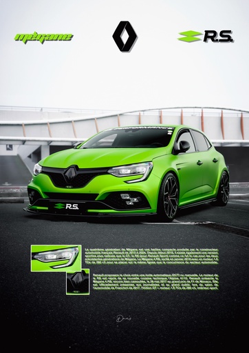 Poster - Renault Mégane RS