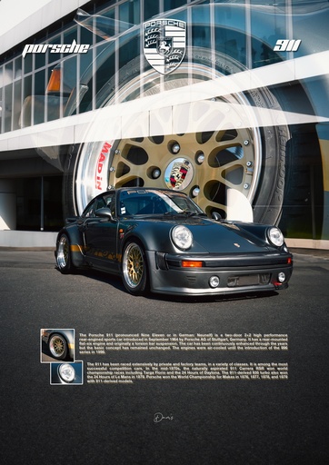 Poster - PORSCHE 911