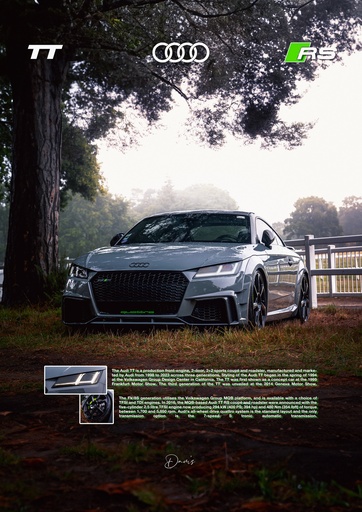 Poster - Audi TTRS